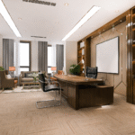 QC Commercial Flooring Milton Keynes | Choosing the Right Cleaning Products for Your Flooring Office space with a carpeted floor